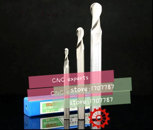 Бесплатная доставка 5 шт R0.5 ~ R5.0 высокоскоростное стальное фрезерование шарового