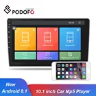 Автомагнитола Podofo, 2 Din, Android 8,1, 10,1 дюйма, GPS, Bluetooth, Wi-Fi