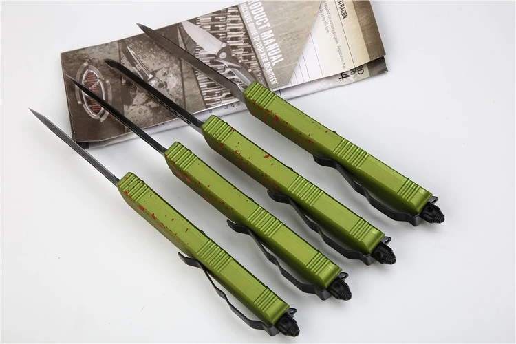 MIKER 2019 Новый UXT70 7CR17 лезвие алюминий Сплав покрытием зеленый ручка Открытый Отдых