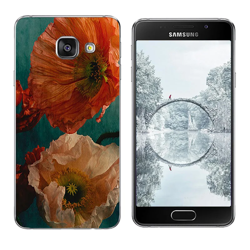 Чехол для Samsung A3 2016 мягкие силиконовые чехлы телефонов с принтом скейтборда Galaxy