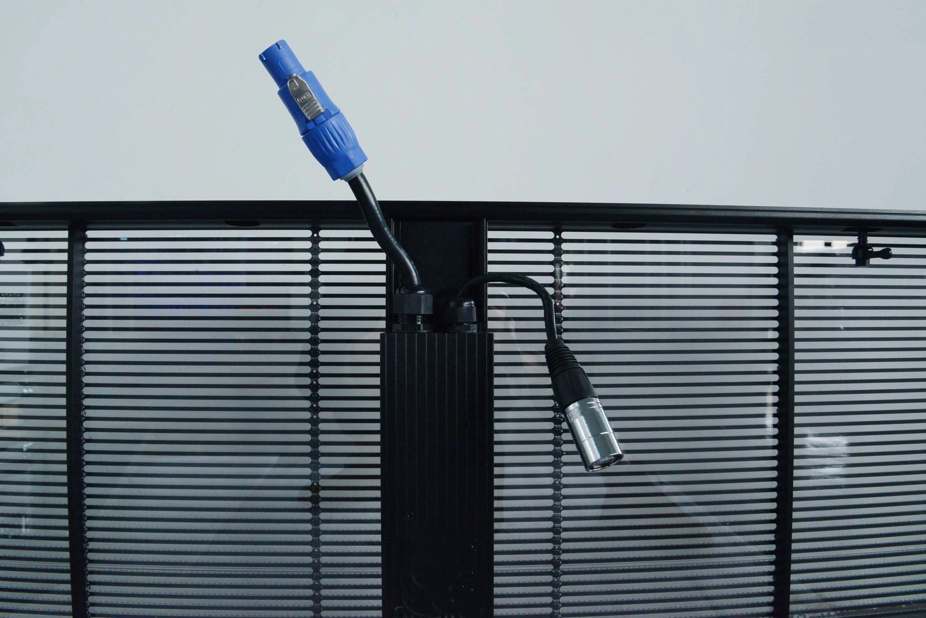 P3.91 P7.81 smd полноцветный крытый прозрачный занавес светодиодный экран для использования для окон