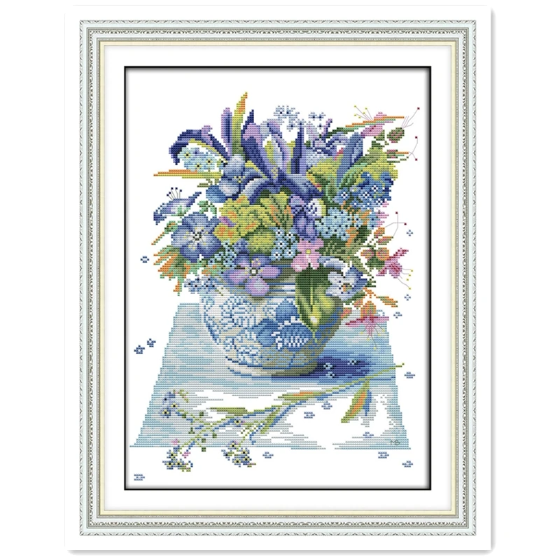 Набор для вышивки крестиком набор китайских узоров DMC домашний декор расцветка