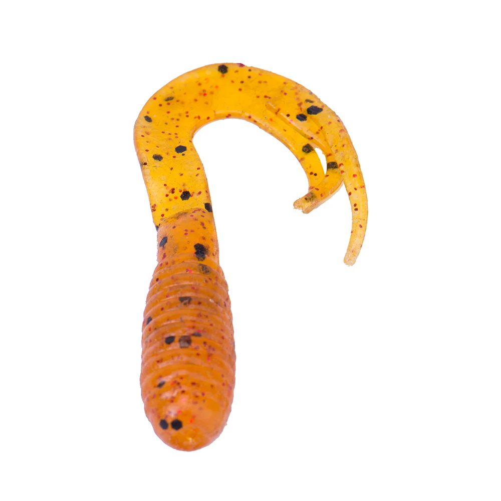 50 шт. мм/2 ''Grub приманка мягкие приманки для рыбалки пресноводные рыболовные