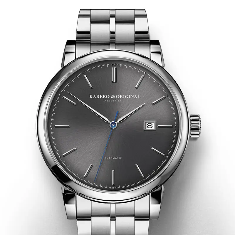 

KAREBO Mens Fashion Business Automatic Self-Wind Mechanical Wristwatch Watch