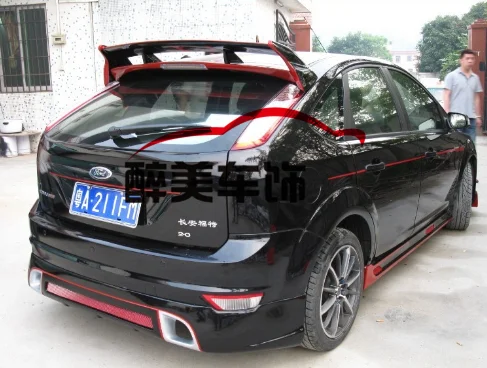 Для FOCUS/FUCOS RS 2005 2014 модифицированный задний спойлер из углеродного волокна|rear spoiler