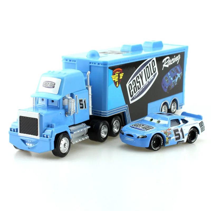 Автомобили disney Pixar 27 стилей Mack Truck+ маленький автомобиль McQueen Jackson Storm 1:55 литой под давлением металлический сплав и пластик Модель автомобиля игрушки подарок - Цвет: 20
