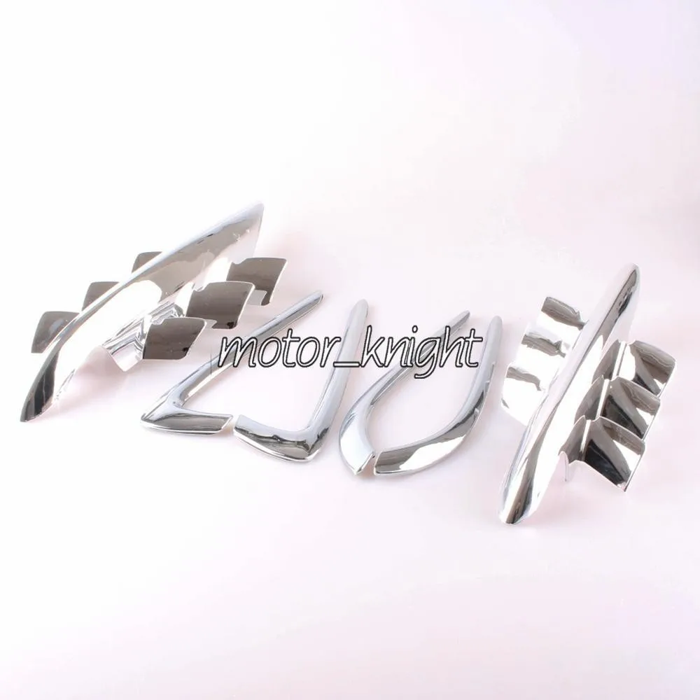 

Motorcycle Goldwing Chrome Fairing Premier Shark Gills Fit Honda GL1800 2001-2011 02 03 04 05 06 07 08 09 10 Left righ
