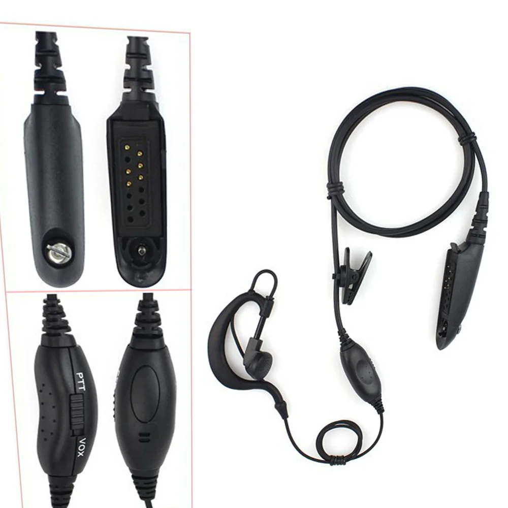 Гарнитура с микрофоном для Motorola Walkie Talkie HT750 HT1250 GP328 GP329 GP340 GP380 MTX850 PRO5150|cb radio|motorola vox