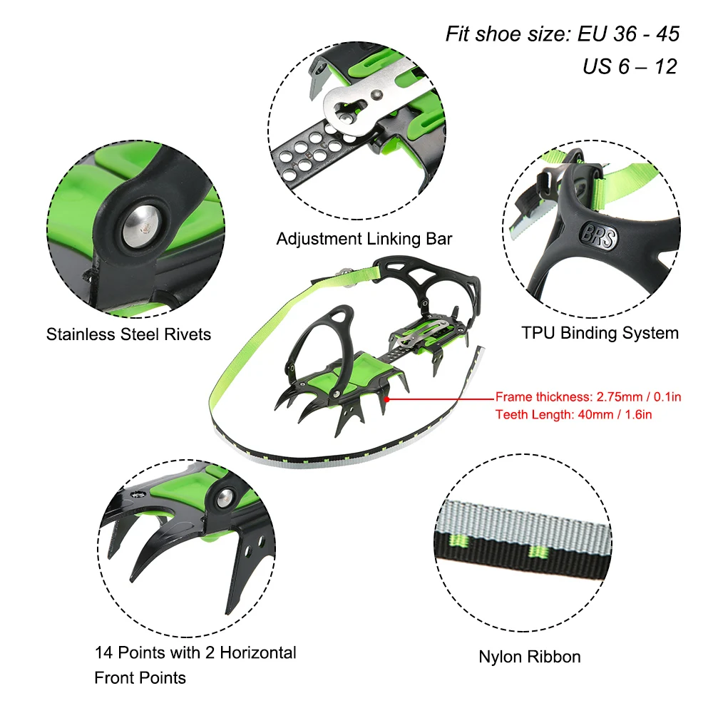 Четырнадцать зубьев в комплекте профессиональные скобы из нержавеющей стали