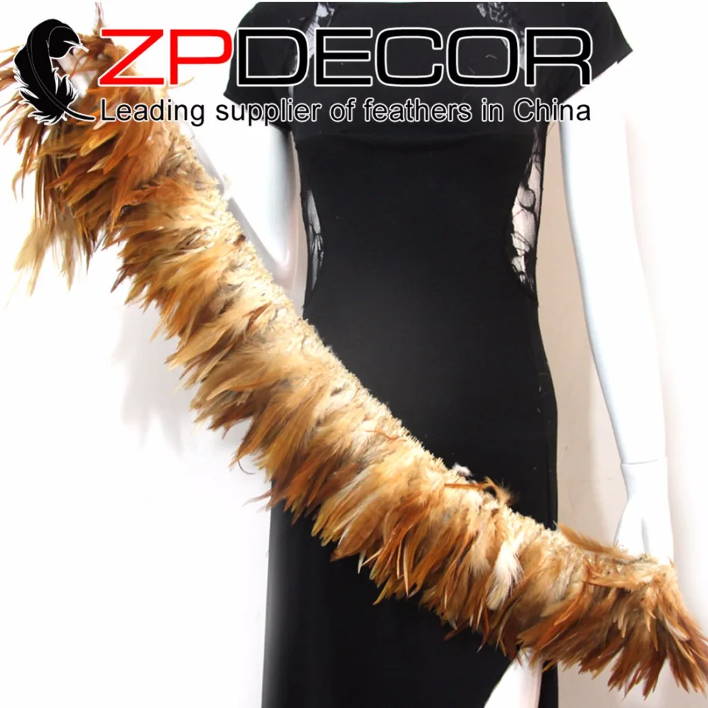 Новинка! ZPDECOR 700-800 шт 4-6 дюймов декольте Редкие сразу окрашенные коричневые