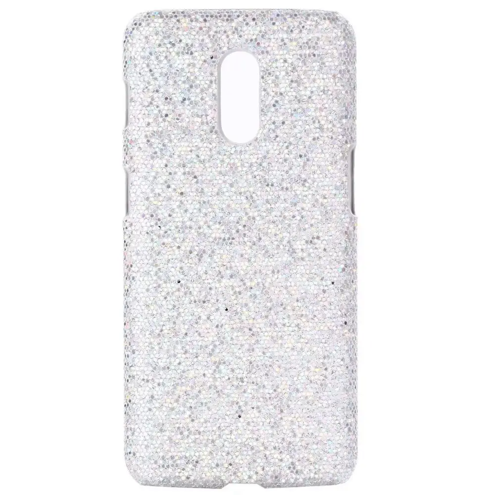 OnePlus 6 т чехол PC Жесткий Bling дерево Змеиный узор живопись крышка один плюс 6 Т 6 т A6010 защитный чехол для телефона противоударный - Цвет: Bling Silver