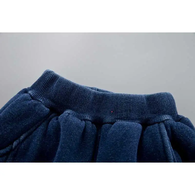 Baby Full Length Pants Cotton Soft Toddler 2018 Winter Harem Newborn Casual Trousers Loose Infants Elastic Navy Blue |