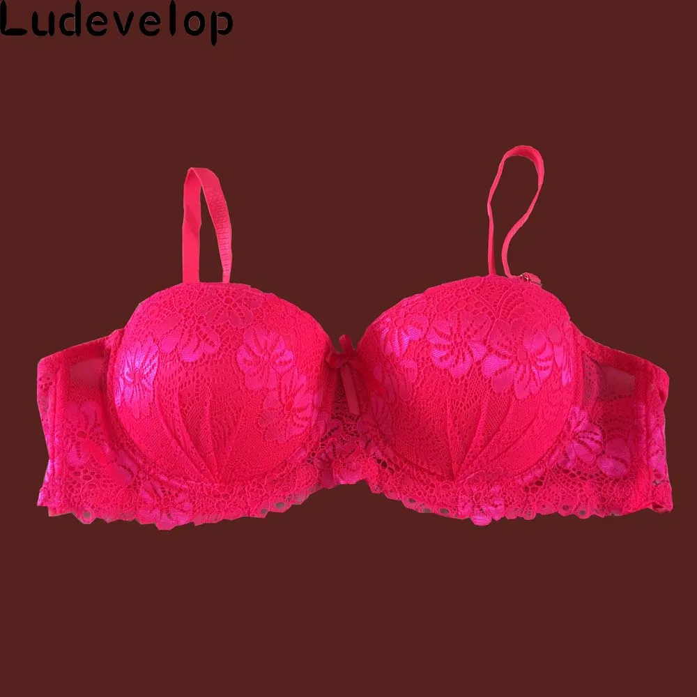 Ludevelop Для женщин пикантные Бюстгальтеры для черный красный синий зеленый Нижнее