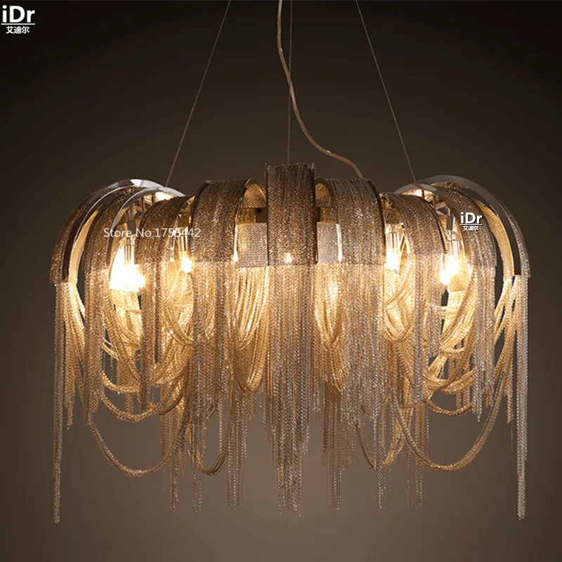 

Дизайнеры Континентальный Ресторан Бар лобби отель Вилла клуб атмосфера кисточки люстры EET-003