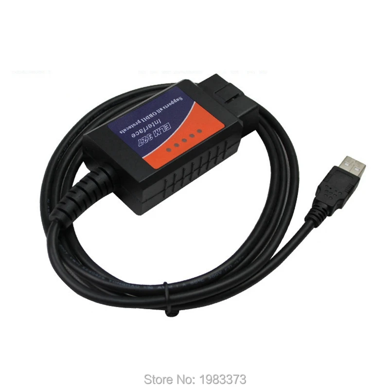 Новое поступление OBD2 USB ELM327 V1.5 для окна автоматический считыватель кодов OBDII