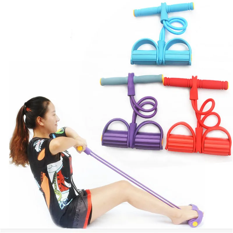 2016 новые фитнес-резинки желтая педаль тренажер динамическая Эспандер для