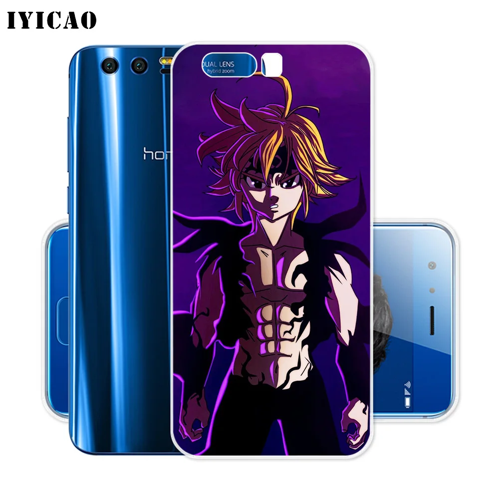 Мягкий силиконовый чехол IYICAO аниме Nanatsu no Taizai для huawei Y9 Y7 Y6 Prime Honor 8C 8X8 9 10 Lite 7X 7C 6A 7A Pro
