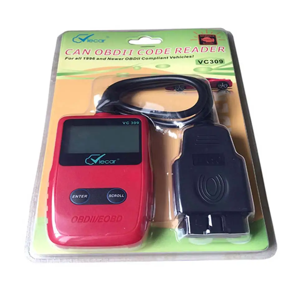 2020 новейший ручной VC309 Elm327 Obd2 Cra диагностический сканер VC 309 ELM 327 EOBD CAN BUS Trouble ObdII