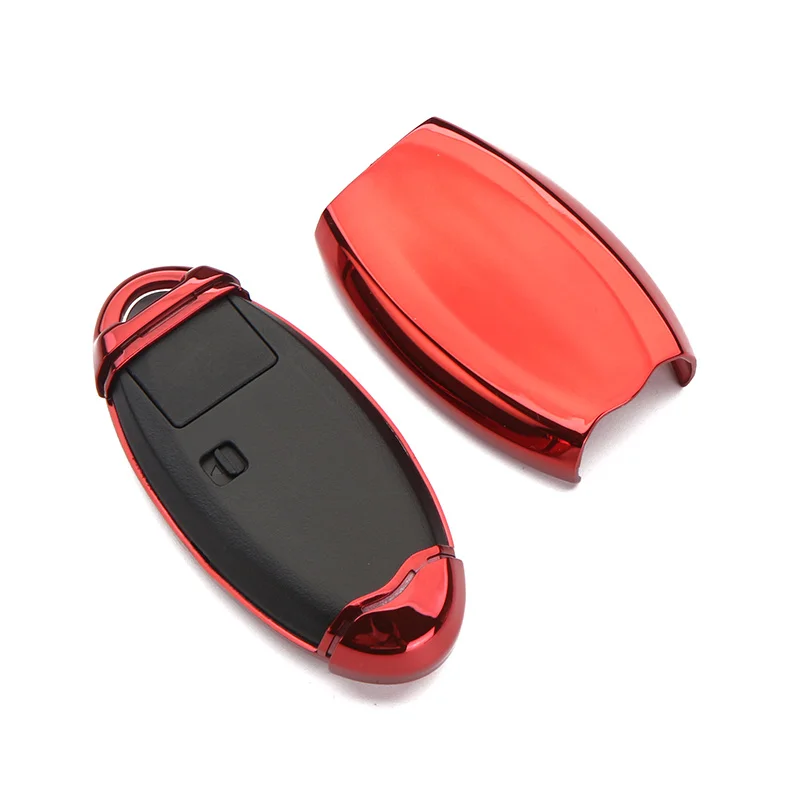 ABS TPU чехол для ключей автомобиля аксессуары интерьера Nissan X-TRAIL QASHQAI GENISS SYLPHY TIIDA TEANA