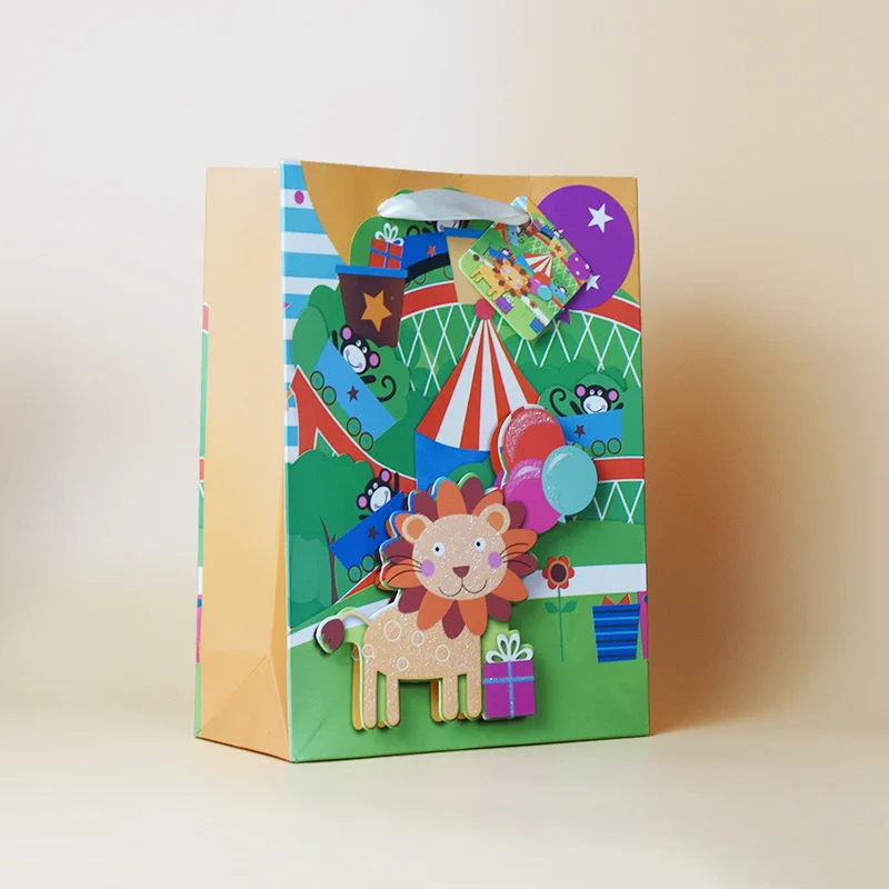 Подарочные пакеты в виде животных с ручками 4 шт./лот | Дом и сад