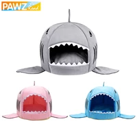 pet soft dog house for large dogs warm shark dog kitten house beds tent mat small dog cat puppy beds puppy cushions pet products