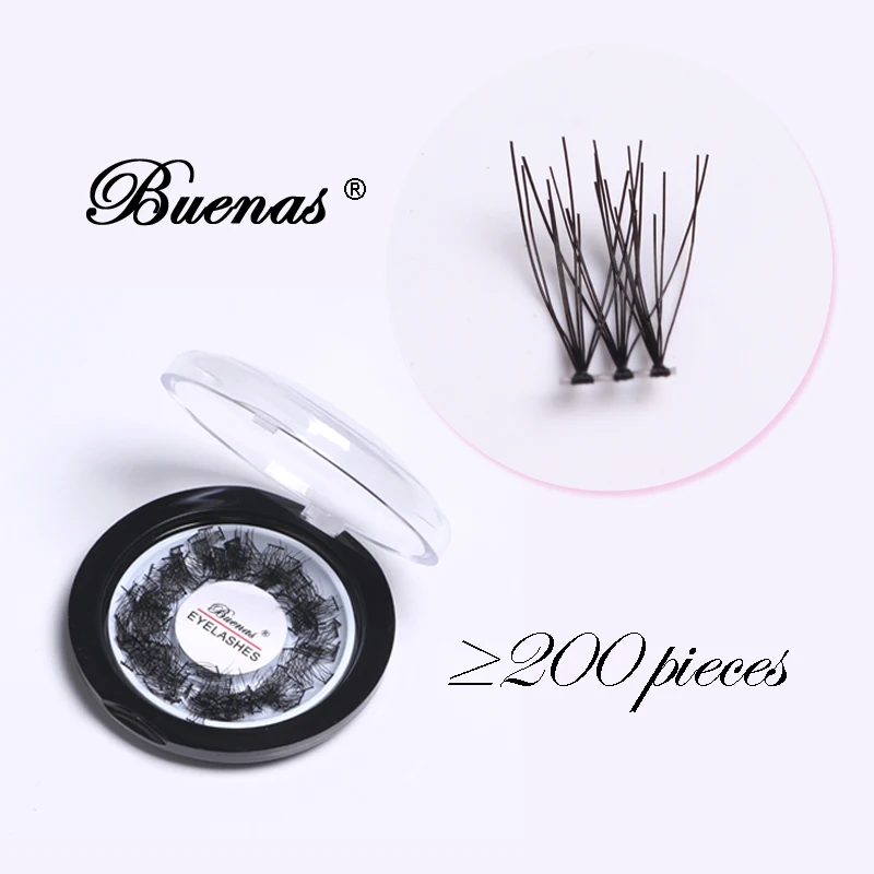 200 шт. отдельные ресницы good lashes мягкие сегментированные натуральные накладные