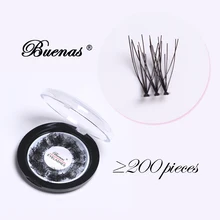 200 шт. отдельные ресницы good lashes мягкие сегментированные