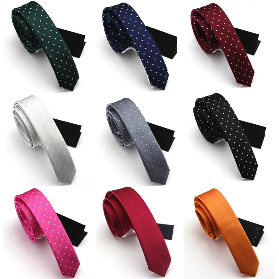 Высококачественные 2019 Новые поступления шелковые галстуки для мужчин тонкие 4 см