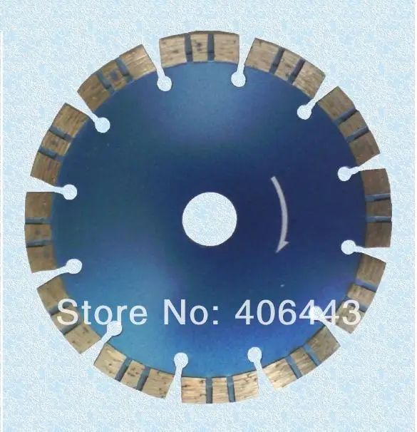 6  durable diamond turbo saw blade for dry cutting marble and granite slabs 150mm*22.23mm