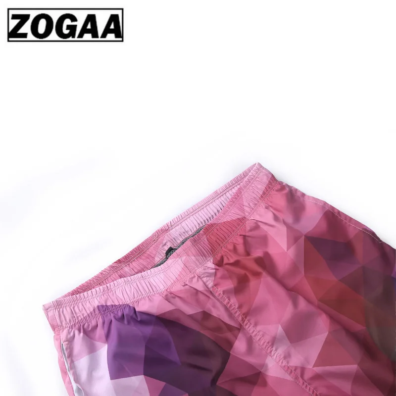Трусы ZOGGA Three-di мужские в клетку быстросохнущие из полиэстера с принтом для