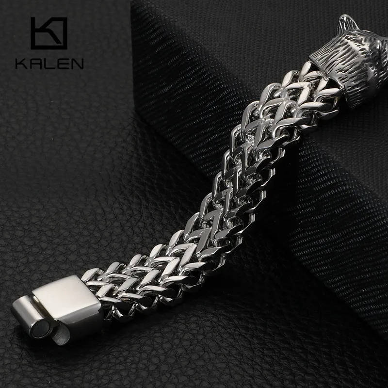 Мужской браслет цепочка из нержавеющей стали 22 см|Браслеты с шармами| |