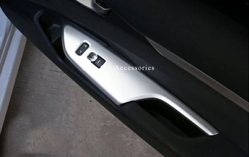 Для Honda Civic Sedan хэтчбек 2016 2017 2018 хромированная Внутренняя дверь окно Лифт кнопка