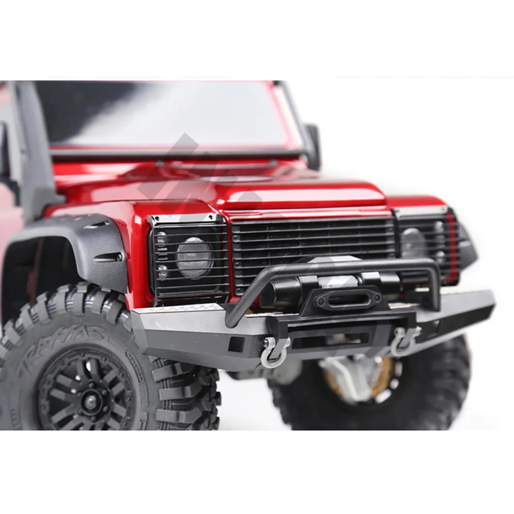 2 шт. TRX4 металлическая передняя фара, защитная решетка для 1/10 RC гусеничная машина Traxxas TRX-4