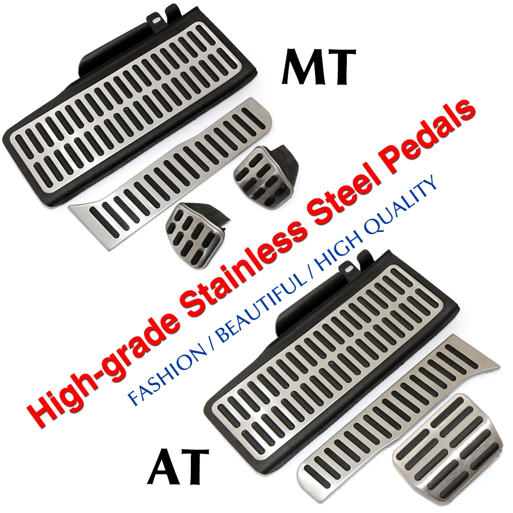 Автомобильные аксессуары автомобильная педаль из нержавеющей стали для Volkswagen vw