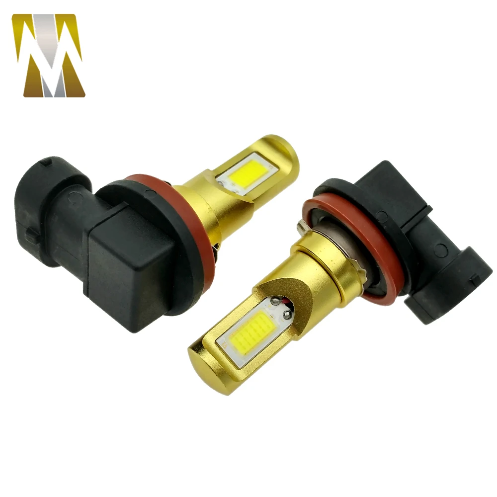 H8 H11 Led HB4 9006 HB3 9005 туман светильник s лампы для фар дальнего света СИД светильник Авто дневные ходовые огни 3000 К желтый 6000 К белый свет 12 В