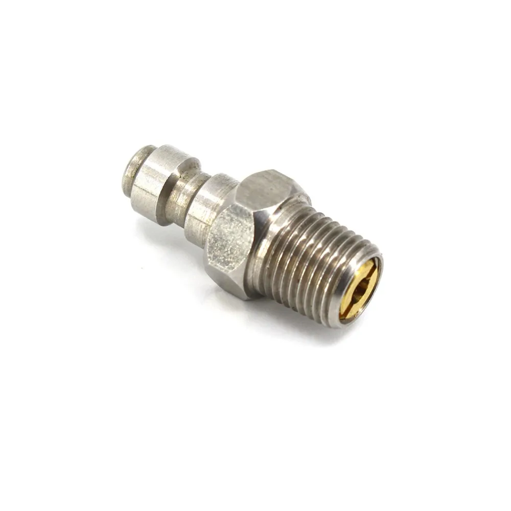PCP Airforce Пейнтбол высокого давления 1/8NPT M10x1 1/8 BSPP 8 мм из нержавеющей стали быстрый