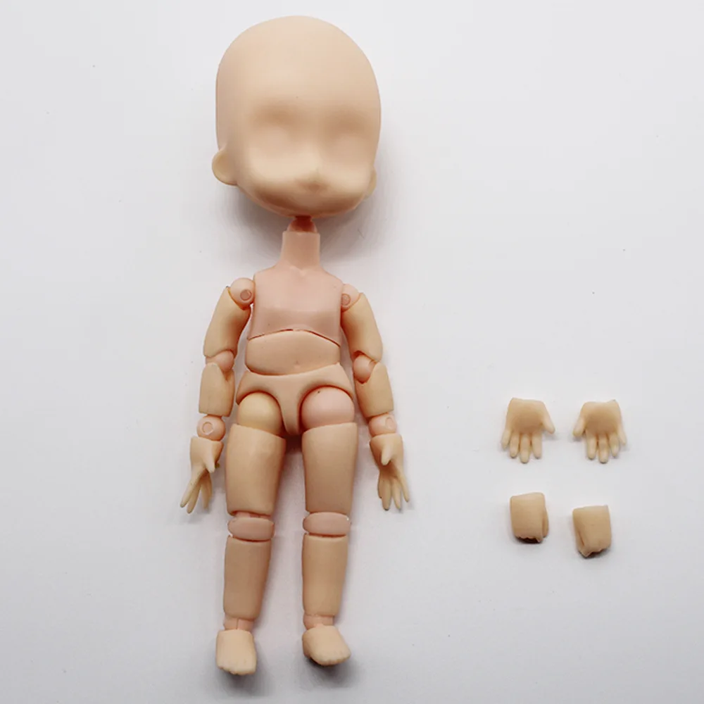 Kawaii экшн фигурка игрушки подвижные шарнирные куклы bjd Обнаженная кукла ob11 с