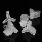 Защитный чехол для рыболовного крючка, 10 шт., защита для тройного рыболовного крючка, флуоресцентный желтыйбелый, 1 #2 #3 #4 #5 #, аксессуары для куртки, снастей