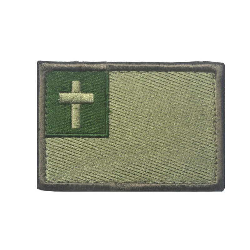 2017 Новый христианский католический крест Иисуса тактический боевой патч 7 5*5 см