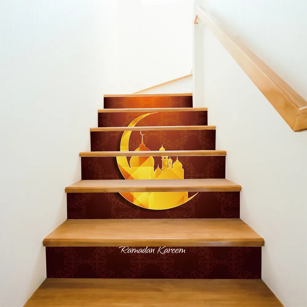 2020 Новый мусульманский Рамадан творческие наклейки для лестницы креативные