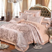 chinese wedding style jacquard bedding 100cotton embroidered pillowcase duvet cover bed sheets