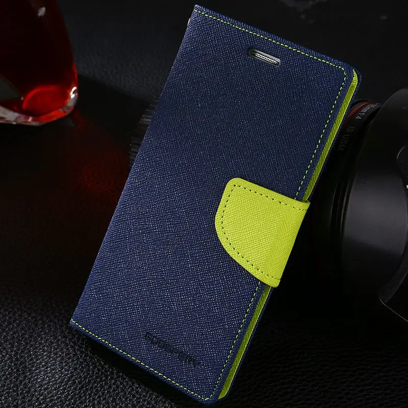Оригинальный кожаный чехол-бумажник Goospery чехол с откидной крышкой для Samsung Galaxy A10