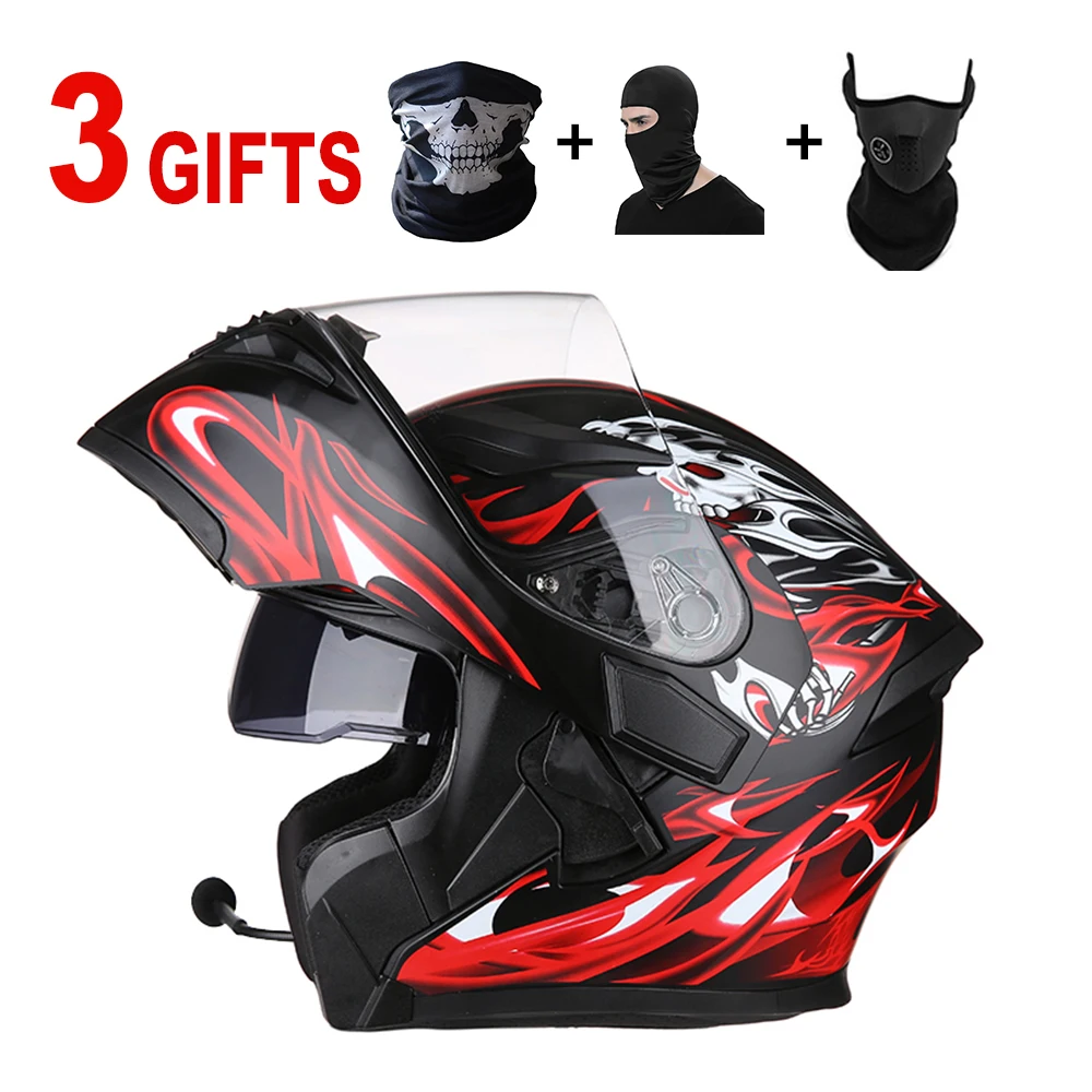 Новый мотоциклетный шлем casco moto Bluetooth kask со светодиодной подсветкой для bmw motorrad honda