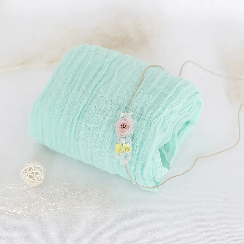 

6 pieces/lot Cotton Jersey Wraps Ruffle Newborn Knit Stretch Blanket Baby Photography Wrap Newborn Swaddle Sack Layering fabric