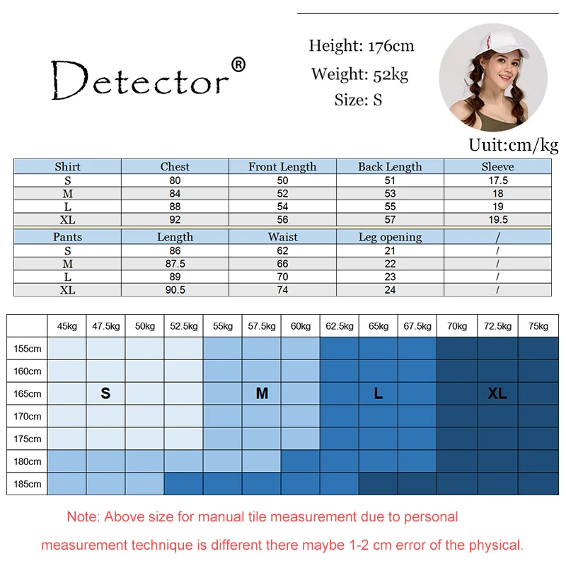 Женский спортивный костюм для спортзала и фитнеса Detector Спортивная футболка