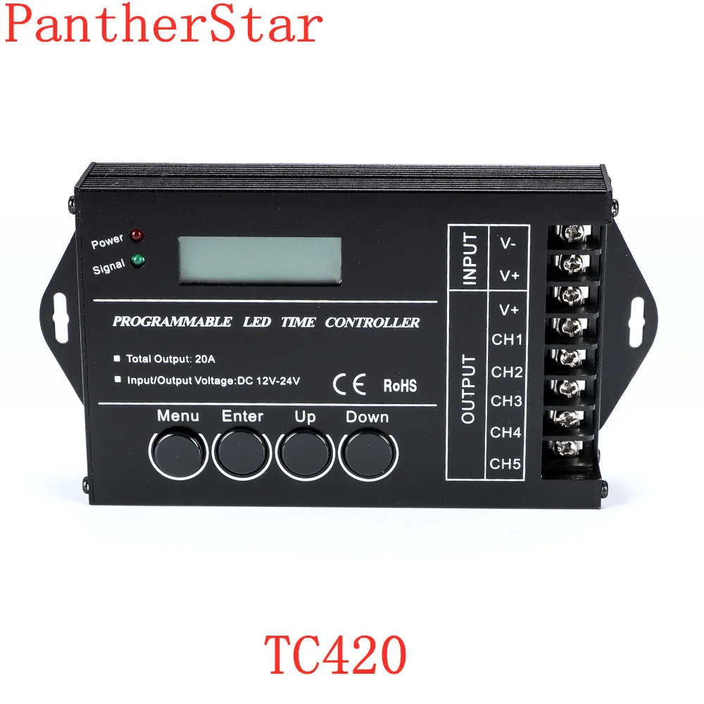 Светодиодный обновленная версия TC420 TC421WF Время программируемый 5 канальный выход