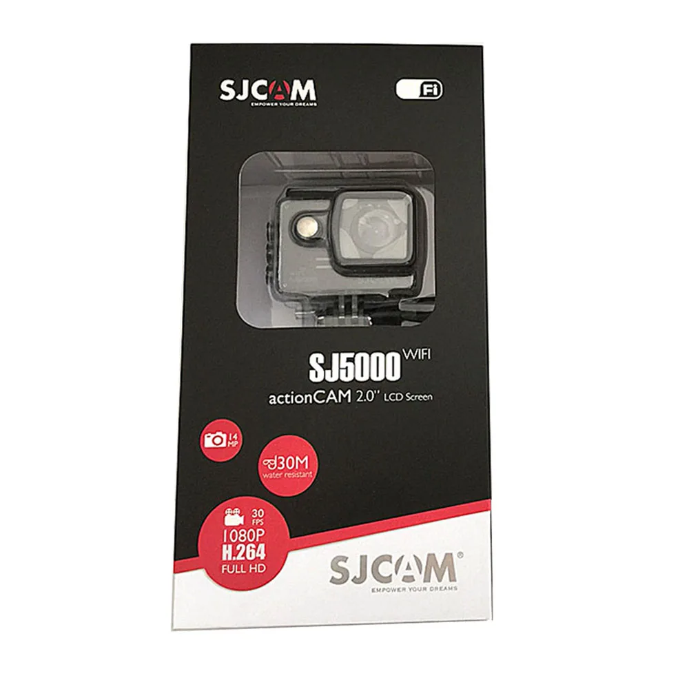 100% Оригинальные SJCAM SJ5000 Wi-Fi Novatek96655 14MP Дайвинг 30m водонепроницаемый мини Спорт
