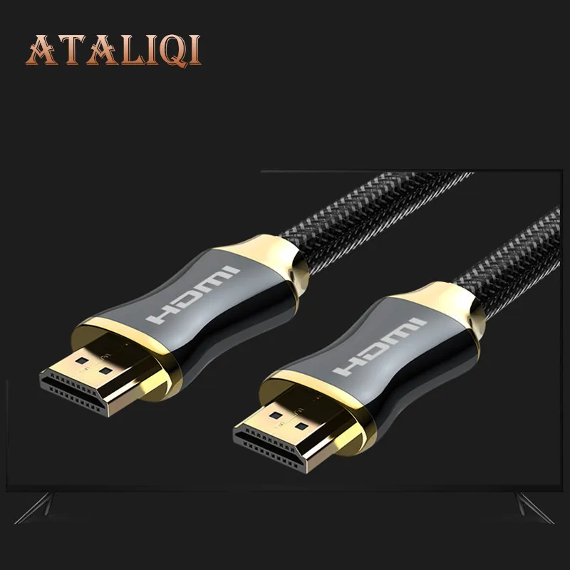 Ataliqi HDMI кабель 2 0 3D 4K 1080P 50 см 3 м 5 1 10 15 для Apple TV PS3 PS4 проектор компьютерные кабели|hdmi