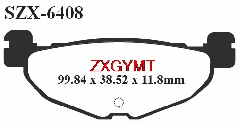 Набор тормозных колодок для спекания, пригодный для YAMAHA XP 500 XP500 TMAX 2004-2007 Передний Задний 07 04 06 05