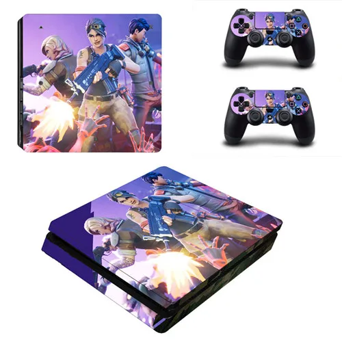 YSP4S-2724 НОВАЯ тонкая наклейка для PS4, Виниловая наклейка для консоли Playstation 4 и 2 контроллера PS4, тонкая наклейка s - Цвет: YSP4S-2724